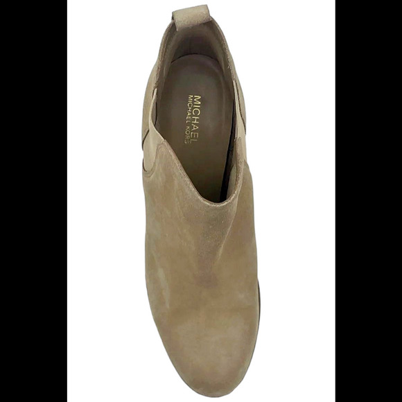 Michael Kors Women's Evaline Pull-On Ankle Dress Booties Camel - Medium - Picture 2 of 3
